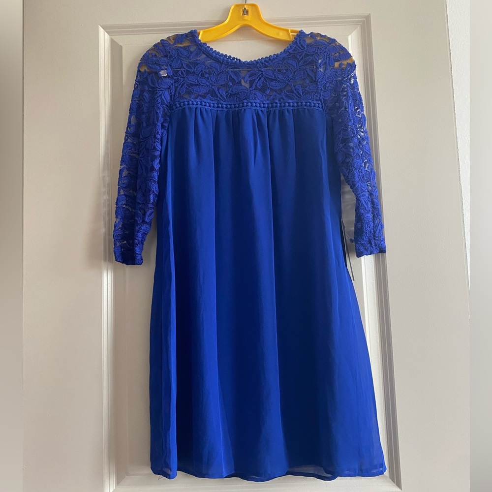 Brand new As U Wish blue lace dress
